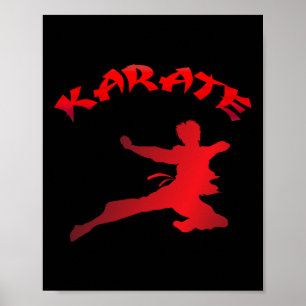 Poster Karate Arts Martiaux Adultes Et Jeunes