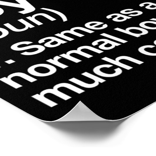 Poster Karate Boy Définition Funny Arts Martiaux Sports (Coin)