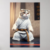 Poster Karate Cat 82 (Devant)