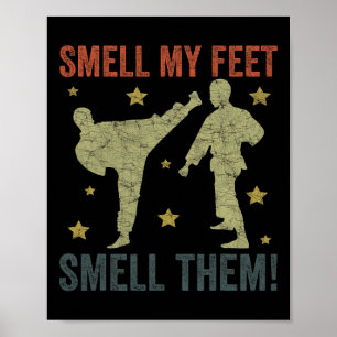 Poster Karaté cool Pour Garçons Filles Amusantes Odeur Me