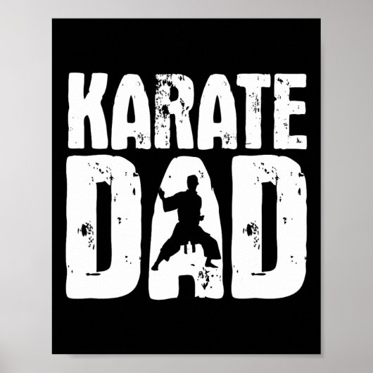 Poster Karate Dad - Martial Arts Coach Karateka Taekwondo (Devant)