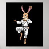 Poster Karate de lapin (Devant)