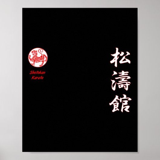 Poster Karaté de Shotokan (Devant)