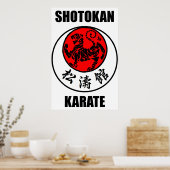 Poster Karaté de Shotokan (Cuisine)