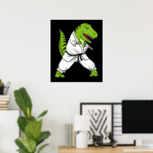 Poster Karaté des arts martiaux Ninja (Bureau à domicile)