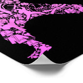 Poster Karaté Girls (Coin)