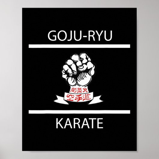 Poster Karate Goju-ryu (Devant)