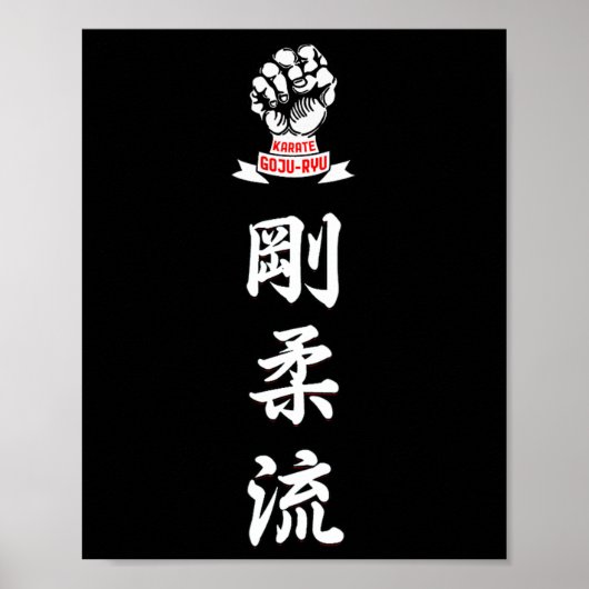Poster Karate Goju Ryu (Devant)