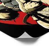 Poster Karate Gorilla Karateka (Coin)