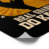 Poster Karate Grandpa Shirt - Real Grandpas Do Karate (Coin)