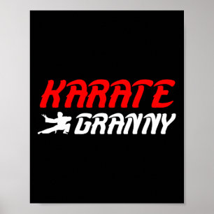 Poster Karate Granny Fière Karate Granny Grandma