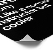 Poster Karate Instructeur Définition Funny Martial Arts T (Coin)