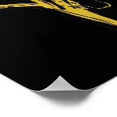 Poster Karate japonais - Lion Fighter (Coin)