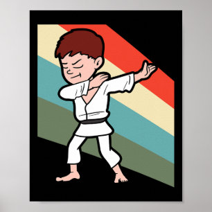 Poster Karaté Judo Jujutsu Taekwondo Boxe thaïlandais Dab