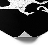 Poster Karate Karatesaurus Rex Dinosaur Funny Martial Art (Coin)