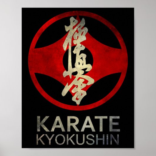 Poster Karate Kyokushin (Devant)