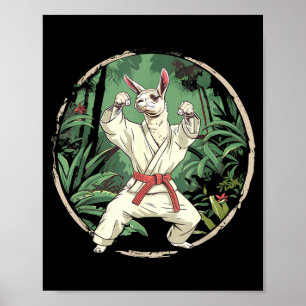 Poster Karate Lama MMA Kickboxing Forêt Taekwondo