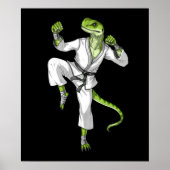Poster Karate Lizard (Devant)
