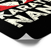 Poster Karate Nana Retro Kick Silhouette (Coin)