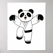 Poster Karate Panda Crane Kick (Devant)