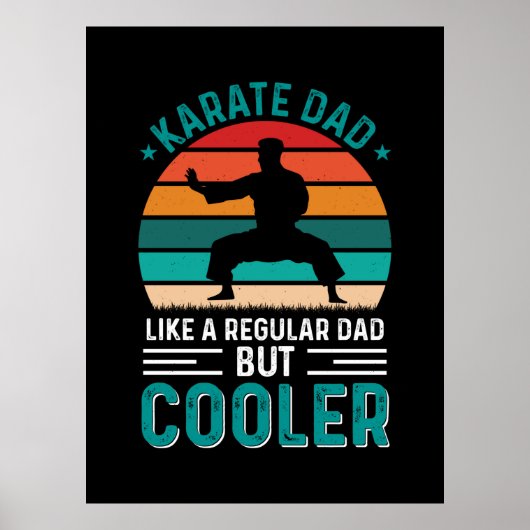 Poster Karate Papa (Devant)
