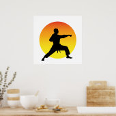 Poster Karate Punch. (Cuisine)