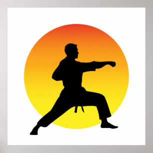 Poster Karate Punch.