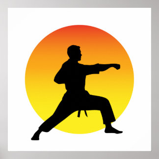 Poster Karate Punch.