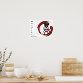 Poster Karate Puppy Champ (Cuisine)