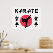 Poster Karate Rising Sun (Cuisine)