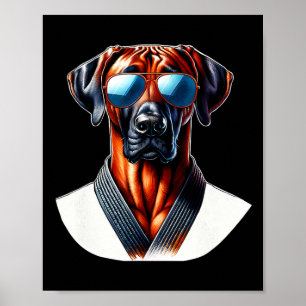 Poster Karate Rodesian Ridgeck Cool Vibes
