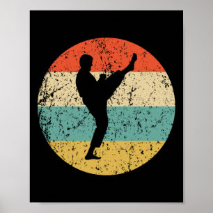 Poster Karate Shirt - Arts Martiaux Vintages