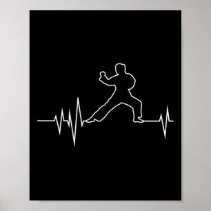 Poster Karate Shirts Sports Tee - shirts Martial Arts Hom