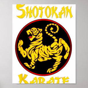 Poster Karate Shotokan Tiger Arts Martiaux