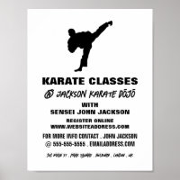 Karate Silhouette, Karate Class Publicité