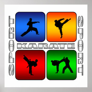 Poster Karate spectaculaire