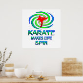 Poster Karate Spins (Cuisine)