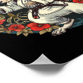 Poster Karate Squirrel Floral Judo Squirrel Lover Kar (Coin)