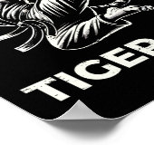 Poster Karate Tiger Kick Fierce Martial Arts  (Coin)