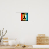 Poster Karate Vintage (Cuisine)