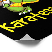 Poster Karatesaurus - Karateka Martial Arts Self Defense (Coin)