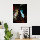 Poster Karl Bryullov : Un cavalier (Bureau à domicile)