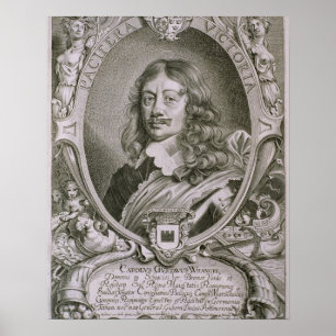 Poster Karl Gustav Wrangel (1603-73) de 'DES de portraits