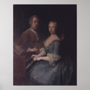 Poster Karl-Heinrich Graun et son épouse Anna-Louise