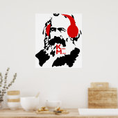 POSTER KARL MARX AVEC TÉLÉPHONES (Cuisine)