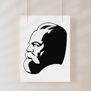 Poster Karl Marx, communisme, socialisme, Union soviétiqu