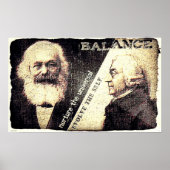 Poster Karl Marx et Adam Smith, le zen de ... (ancienne d (Devant)