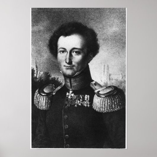 Poster Karl von Clausewitz (Devant)