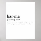 Poster Karma (Devant)