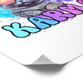 Poster karma amoureux des chats karma karma est mon petit (Coin)